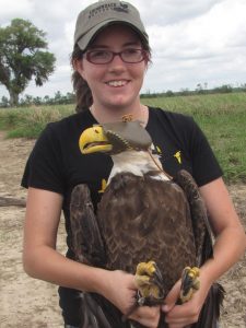 Sarah and Bald eagle